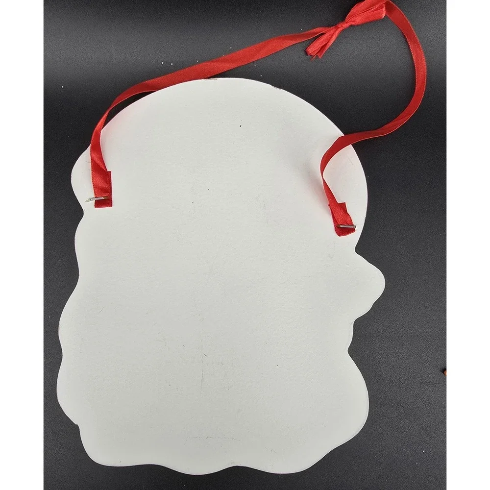 Giftco Santa Christmas Countdown‎ Calendar Wooden Hanging Whimsical Decor Fun